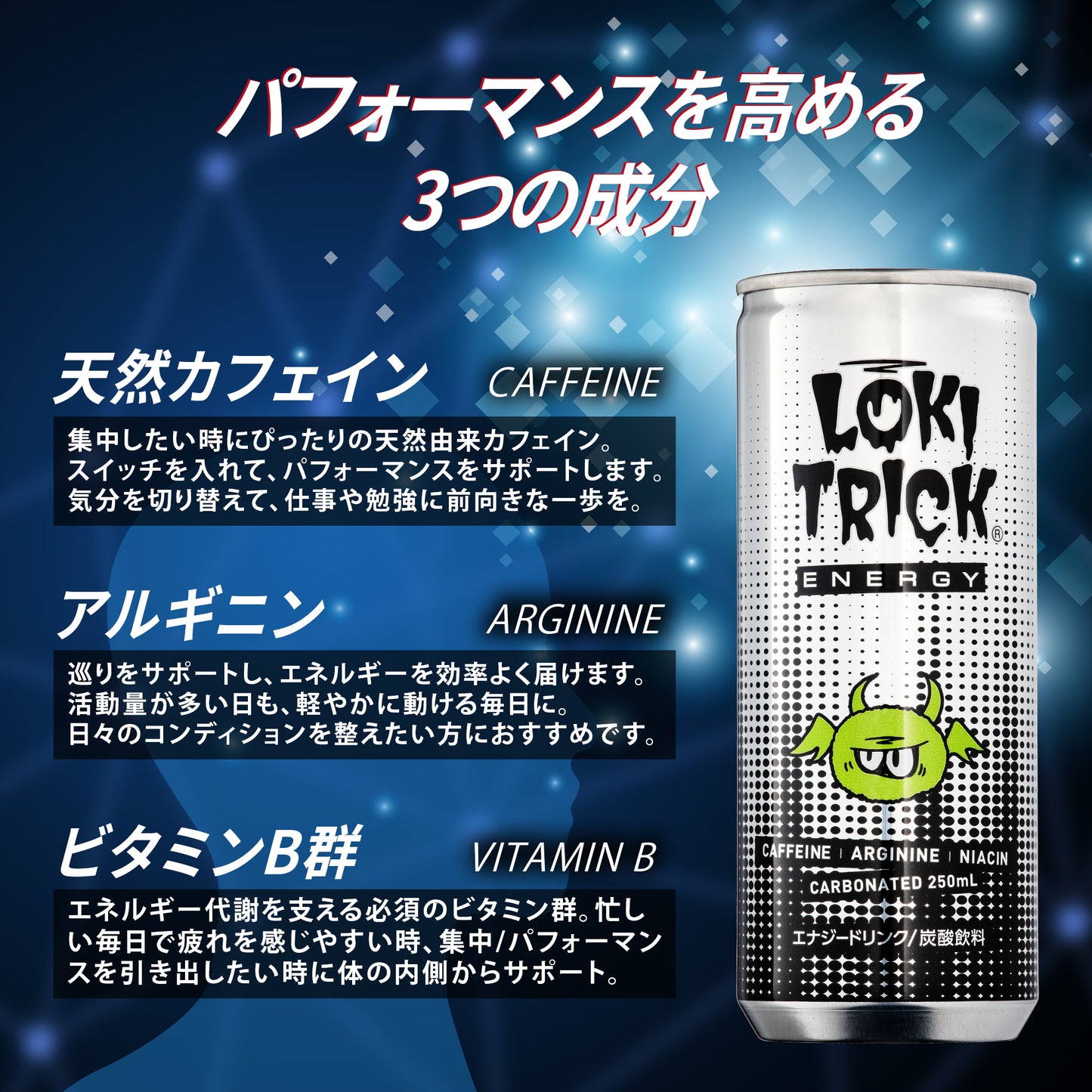 【即納 】ロキトリック エナジー250ml × 30本