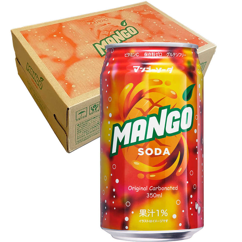 [期間限定¥300オフ]ロキトリック マンゴーソーダ350ml 24本セット【即納】